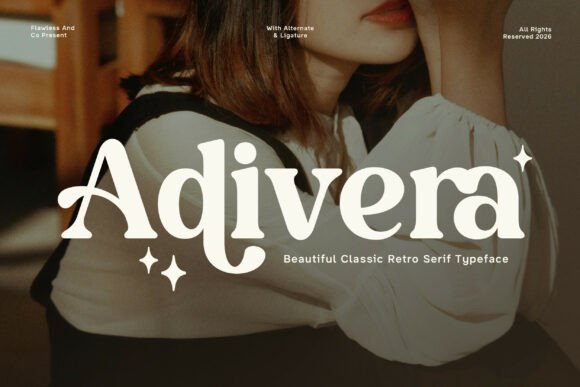 Adivera: A Retro Serif Font That Elevates Digital Branding