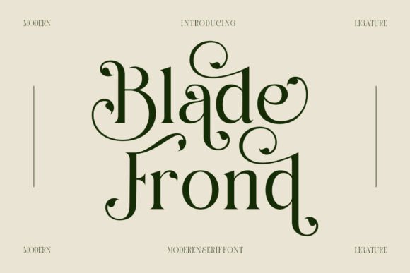 Blade Frond: A Serif Font That Makes Your Brand Feel Intentional