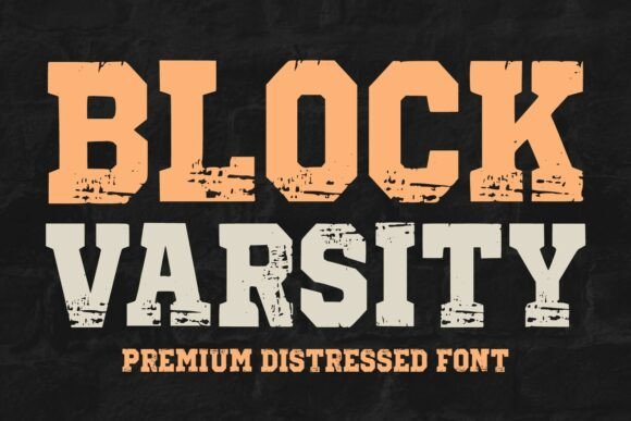 Block Varsity: A Bold Slab Serif Display Font for Digital Impact