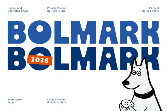 Bolmark: A Bold, Rounded Sans Serif for Thoughtful Editorial Design