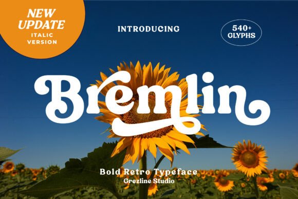 Bremlin Italic: A Retro Serif Font That Elevates Digital Branding