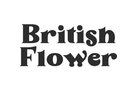 British Flower: A Serif Display Font That Feels Like a Thoughtful Handshake