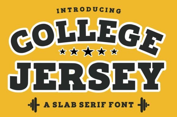 College Jersey Font: Bold, Trusted Branding for Small Businesses