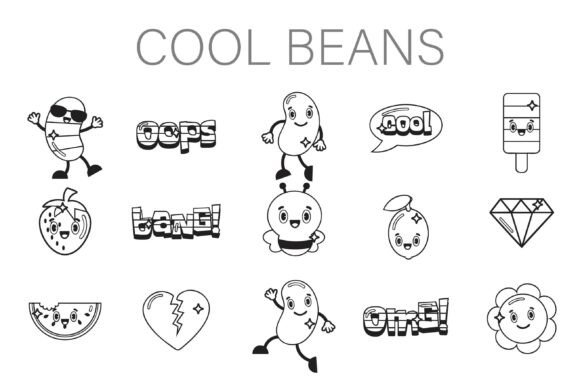 Cool Beans Dingbats: A Font for the Groove