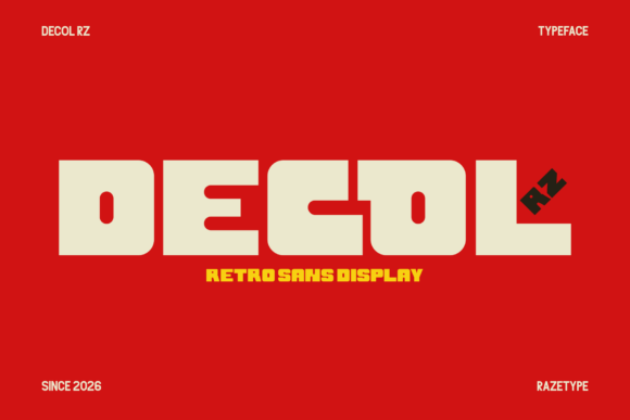 Decol Rz: A Bold Sans Serif for Editorial Impact