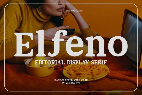 Elfeno: A Retro-Elegant Serif for Thoughtful Branding