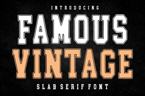Famous Vintage: A Bold Choice for Retro Branding