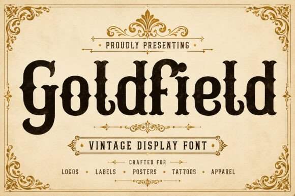 Goldfield: A Vintage-Retro Serif Font That Feels Like Home