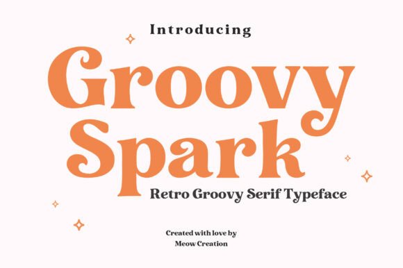 Groovy Spark: A Retro Serif Font for Modern Web Design