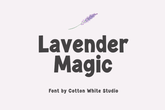 Lavender Magic: A Playful Yet Professional Sans Serif Font for Small Businesses