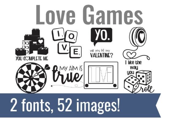 Love Games: A Playful Dingbat Font Bundle for Branding Projects