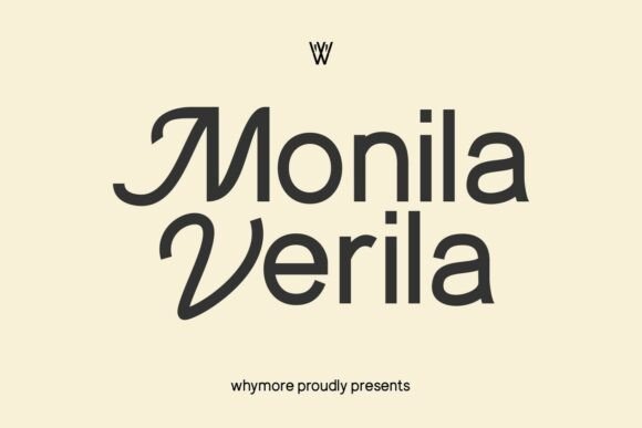 Monila Verila: A Modern Retro Display Font for Editorial Impact