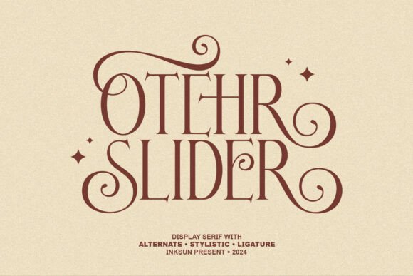 Other Slider: A Modern Serif Font for Distinctive Web Headlines