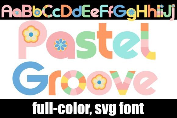 Pastel Groove: A Friendly, Retro Display Font for Small Business Branding