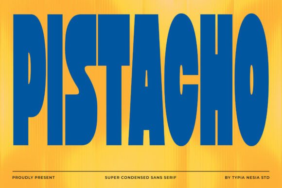 Pistacho: A Bold Retro Font for Standout Branding