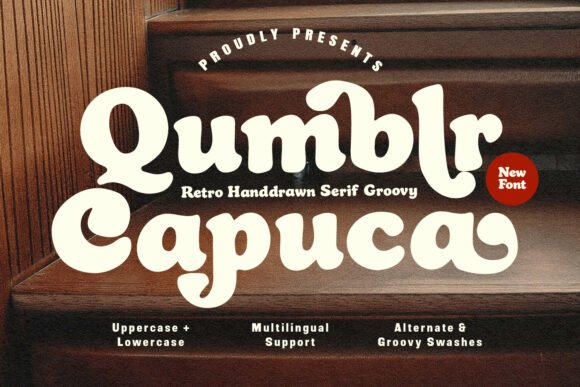 Qumblr Capuca: A Retro Serif Font That Elevates Web Headlines
