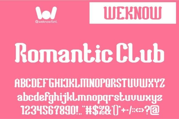 Romantic Club: A Warm, Rounded Slab Serif Font for Digital Branding