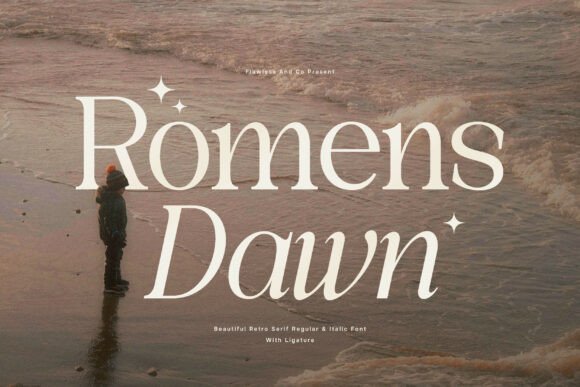 Romes Dawn: A Thoughtful Retro Serif Font for Brand Identity