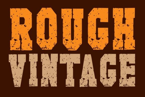 Rough Vintage: A Slab Serif That Feels Like Home