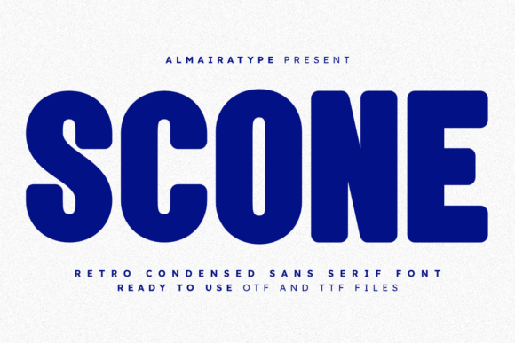 Scone: A Retro Sans Serif Font That Elevates Small Business Branding