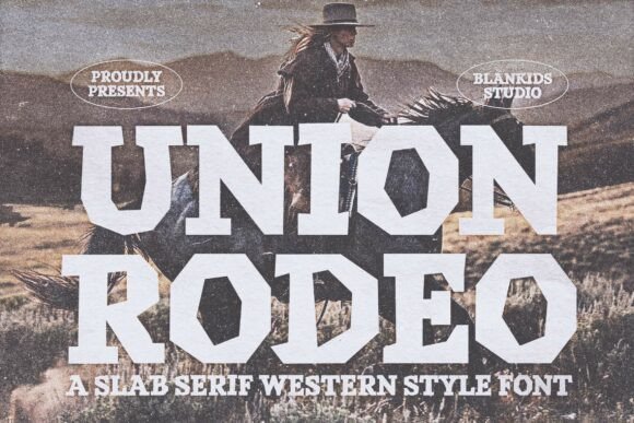 Union Rodeo: A Bold Slab Serif for Editorial Impact