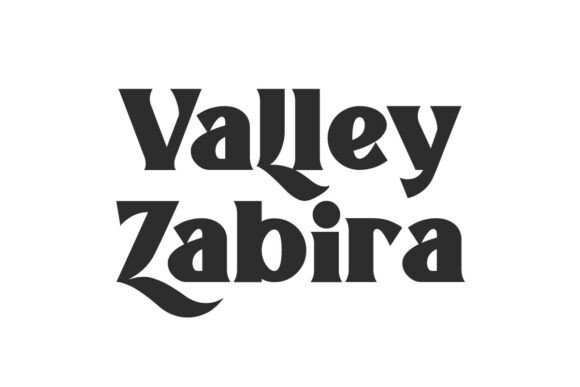 Valley Zabira: A Soft-Retro Serif That Anchors Real Branding