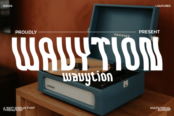 Wavytion: A Decorative Font That Adds Personality to Real Business Branding