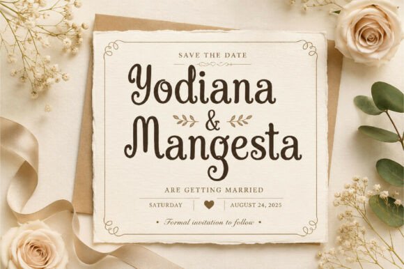 Yodiana Mangesta: A Serif Font for Campaign Creativity